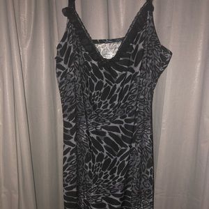 Leopard print nightgown